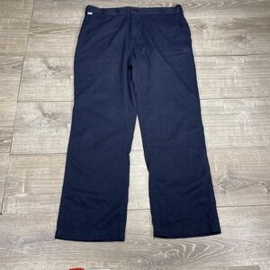 Carhartt FR Pants Mens 38x30 Navy Blue Flame Resistant HRC‎ 2 Workwear USA